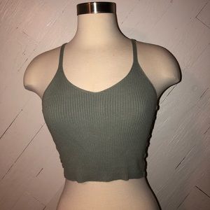 Mint green Crop top